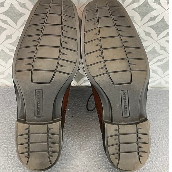 Bostonian Brown Leather Lace Up Dressy Derby Oxford Shoe Men 8M - Picture 9 of 11